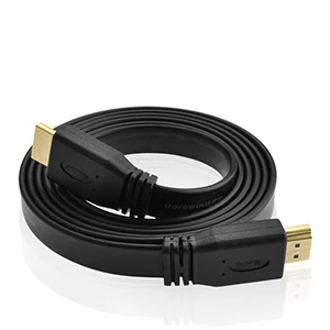 HD HDMI кабель линии для компьютера ТВ 3/5/10 метров с позолоченными штыревыми соединителями на концах Кабель HDMI версии 1,4 плоский провод 1080p 3D - Цвет: see chart