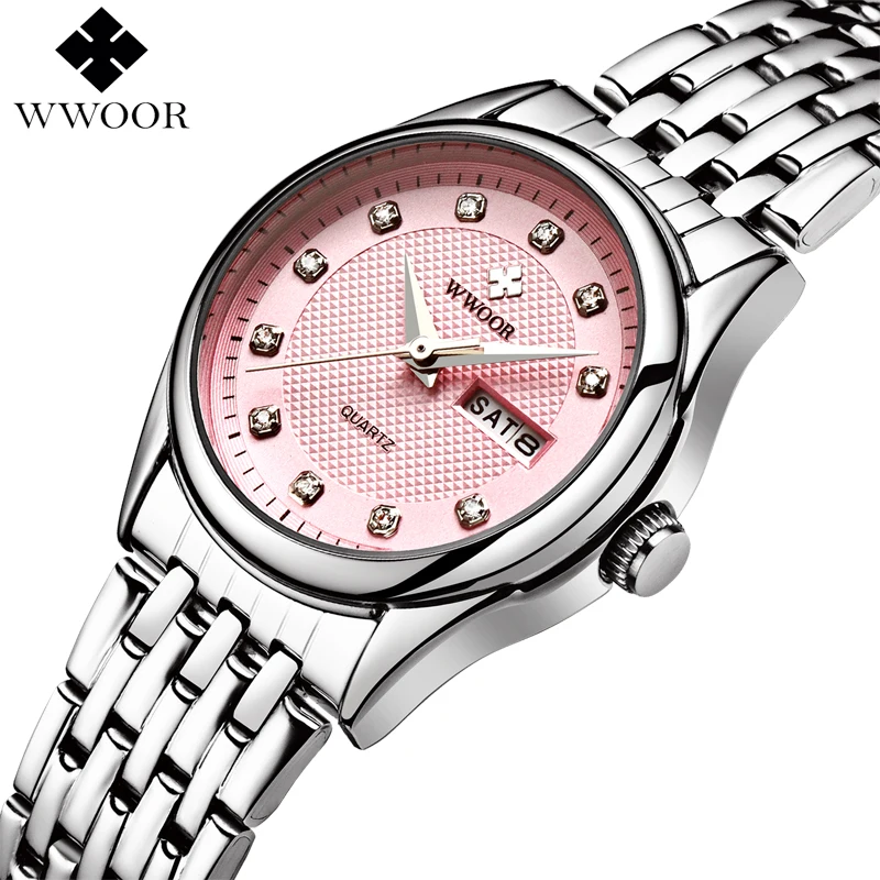 Prix pour Top Marque De Luxe Étanche Femmes Montres Femmes Quartz Heures Date Horloge Dames Occasionnels Montre-Bracelet Femelle Argent relogio feminino Prix pour Top Marque De Luxe Étanche Femmes Montres Femmes Quartz Heures Date Horloge Dames Occasionnels Montre-Bracelet Femelle Argent relogio feminino