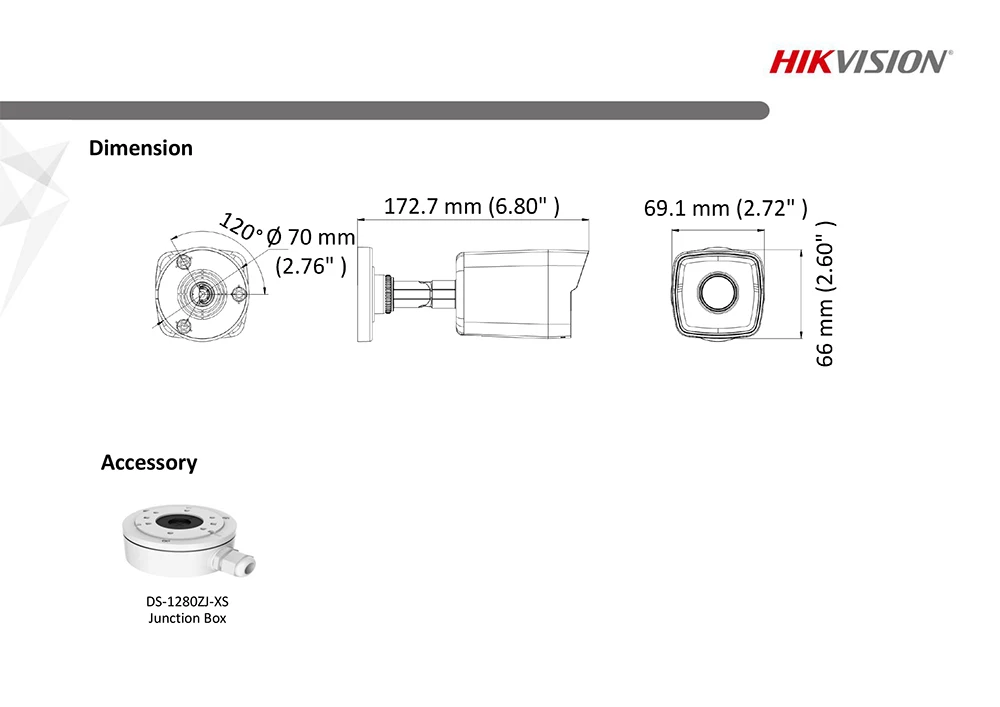 HIK Новая камера видеонаблюдения DS-2CD1043G0-I 4MP ИК Сеть Пуля IP камера POE H.265+ Замена DS-2CD1041-I