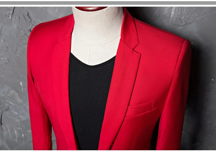 Красный Блейзер Для мужчин, Новая мода Для мужчин куртка Повседневное дизайнерский брендовый костюм Homme Для мужчин костюм Пиджаки для женщин с принтом 984618