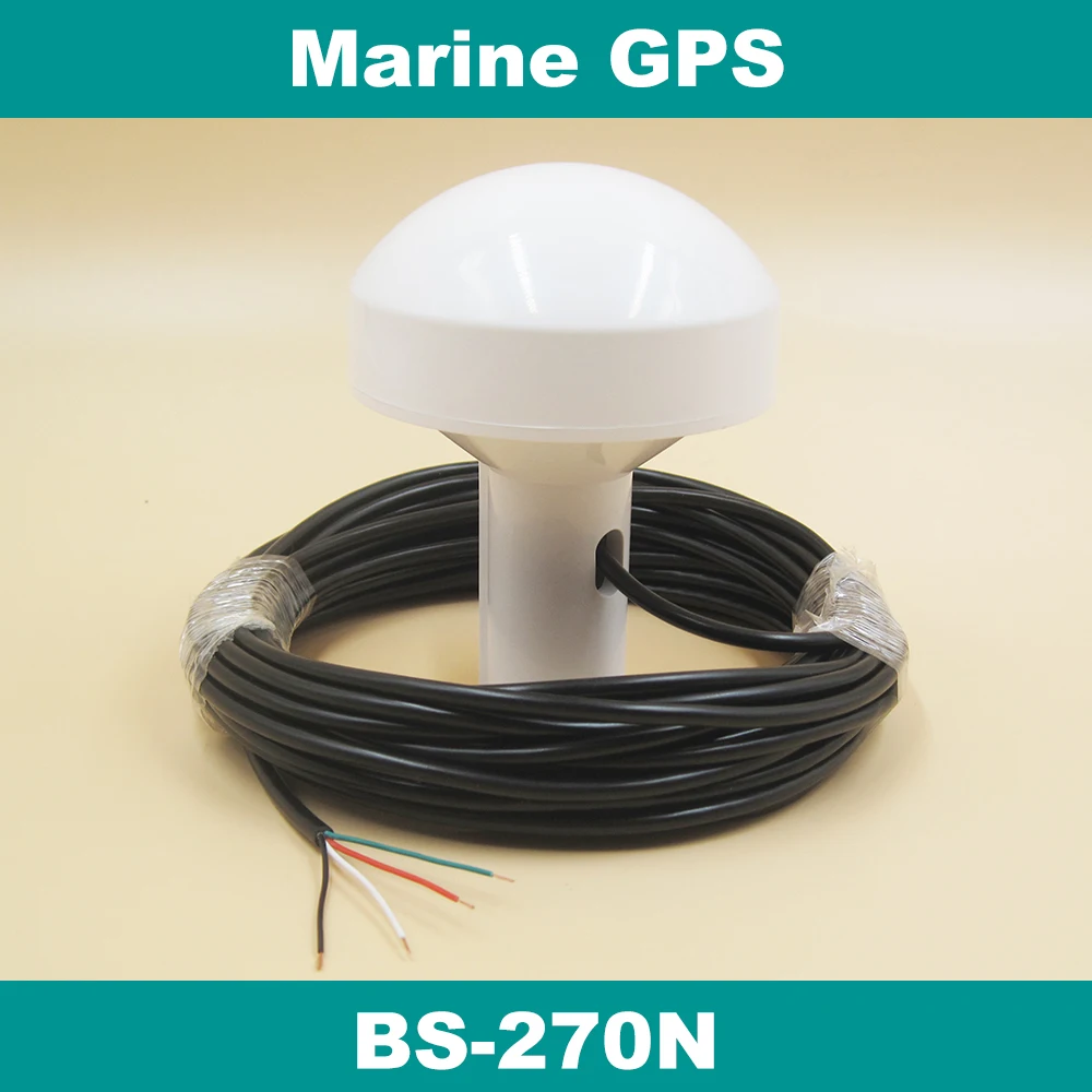12 V, gps приемник, RS232, RS-232, лодка, морской gps-приемник антенна с модулем, гриб-образный корпус, 4800 скорость передачи данных, BS-270N