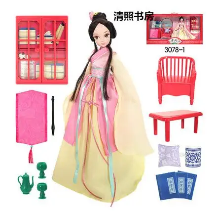 Специальная Kurhn Кукла для девочек, игрушки, традиционная китайская кукла, игрушка с аксессуарами для детей, подарок на день рождения#3078-1-2
