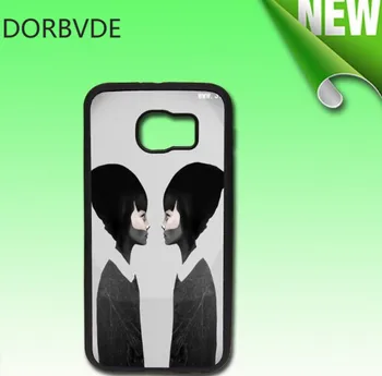 

2D Sublimation Blank TPU+PC rubber Case for Samsung Galaxy S6 S6 edge s7 s7 edge S8 S8 plus with Aluminum Inserts 200pcs/lot