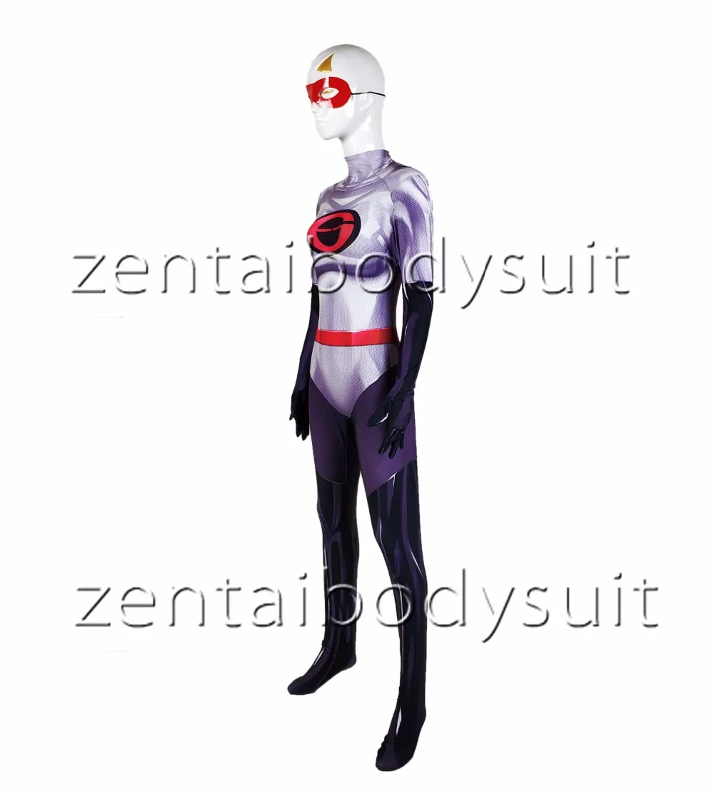 The Incredibles 2 Elastigirl Cosplay costume Women Superhero Bodysuit 3D Printting Lycra Spandex Zentai Halloween Party suit