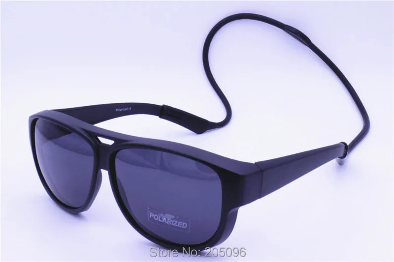 039 Рыбалка спортивные солнцезащитные очки с подвесными силиконовый шнур UV400 поляризованные анти-скольжения пилот fullim подходит более чем надевать очки
