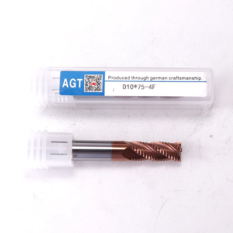 Augusttools Cnc фреза карбида HRC55 4 флейты резки вольфрамовой стали Концевая металла