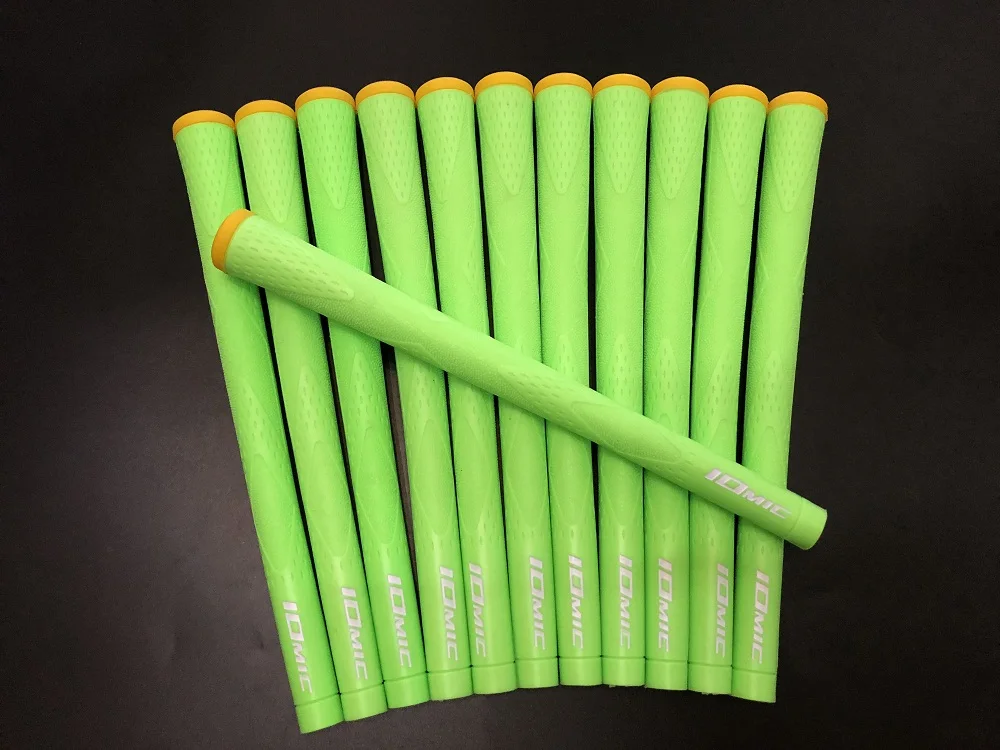 New 13x Green yellow cap IOMIC X Evolution Golf Grips in Club Grips