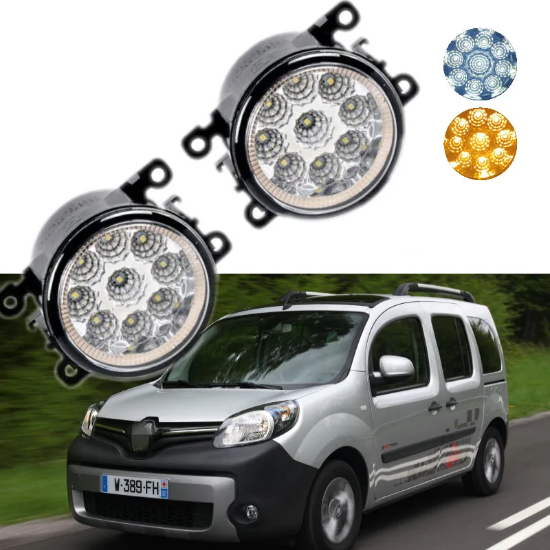 For Renault Kangoo 2007 2016 9 Pieces Leds Chips LED Fog Light Lamp H11
