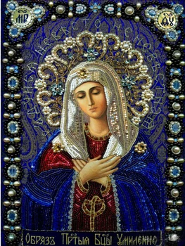 

Diamond mosaic full square diamond embroidery beads religion Virgin Jesus Pray women diamond cross stitch sets handwork painting