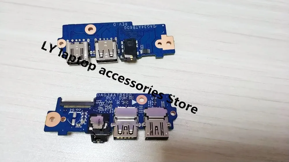 Для HP Pavilion 15-AU оригинальная материнская плата ноутбука USB интерфейсная DAG34ATB6D0 |