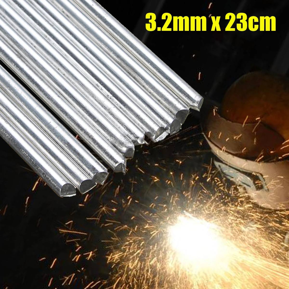 Hot Sale 10Pcs 3.2mmx 230mm Aluminum Welding Rods Low Temperature for
