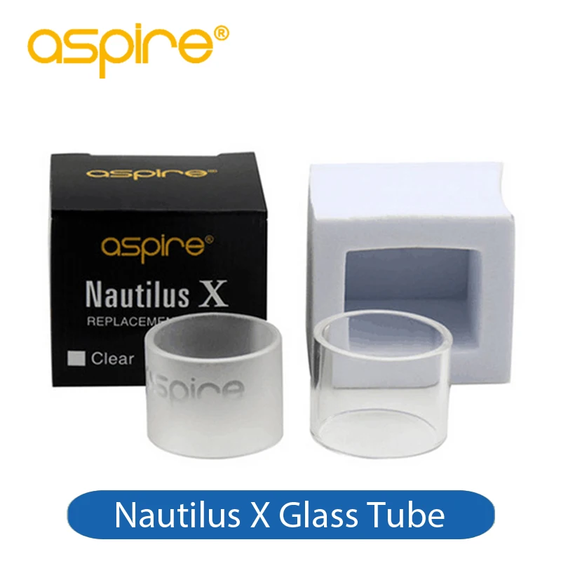 Оригинал Aspire Nautilus X танк распылитель Pyrex Стекло замены трубки Стекло трубкой Nautilus X танк ясно/матовое