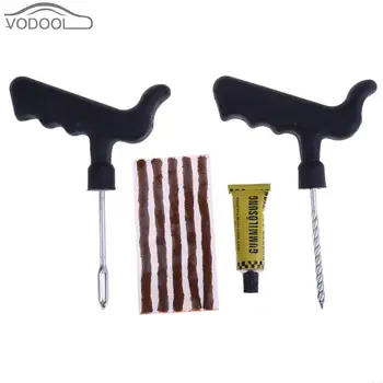 

8Pcs/set Auto Car Tire Repair Tool Kit for Tubeless Emergency Tyre Fast Quick Puncture Plug Repair Tools with Glue