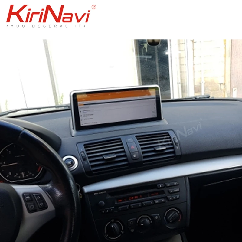 KiriNavi 8 Core 4+64G 10.25" 2din Android 9.0 autoradio car multimedia for BMW 1 Series 120i E81 E82 E87 automotivo head unit