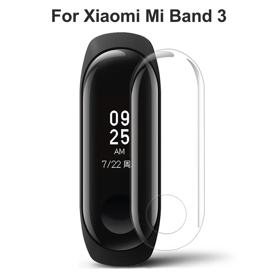 2 шт./лот, для Xiaomi Mi Band 4 3 2, высокое прозрачное полное покрытие, защита экрана, ультратонкая Защитная пленка для экрана(не закаленное стекло