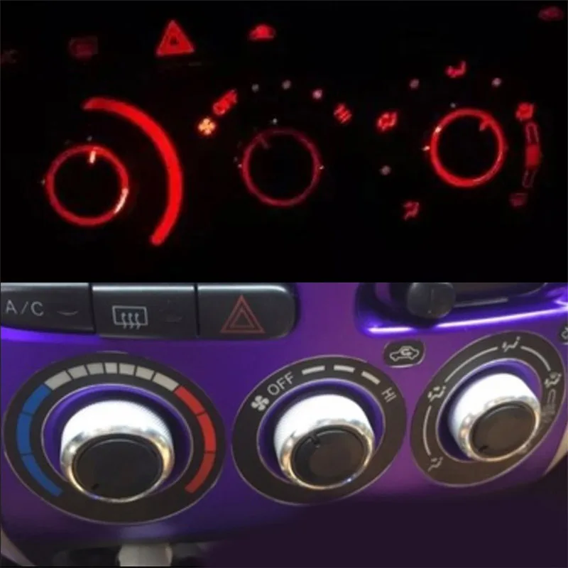 

For Toyota Funcargo Switch Knob Heater Climate Control Buttons Dials Frame A/c Air Con Cover