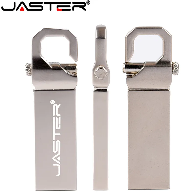 JASTER металлическая USB флеш-накопитель 4 ГБ 8 ГБ 16 ГБ 32 ГБ ручка из нержавеющей стали привод водонепроницаемая карта памяти USB 2,0 usb диск флешка