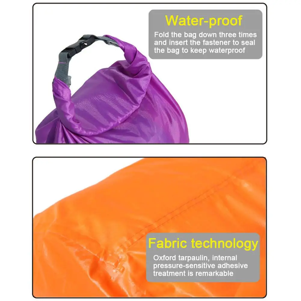 3 цвета 40L 70L Открытый водонепроницаемый плавательный мешок кемпинг для хранения при сплаве сухой мешок с регулируемым крючок для ремней