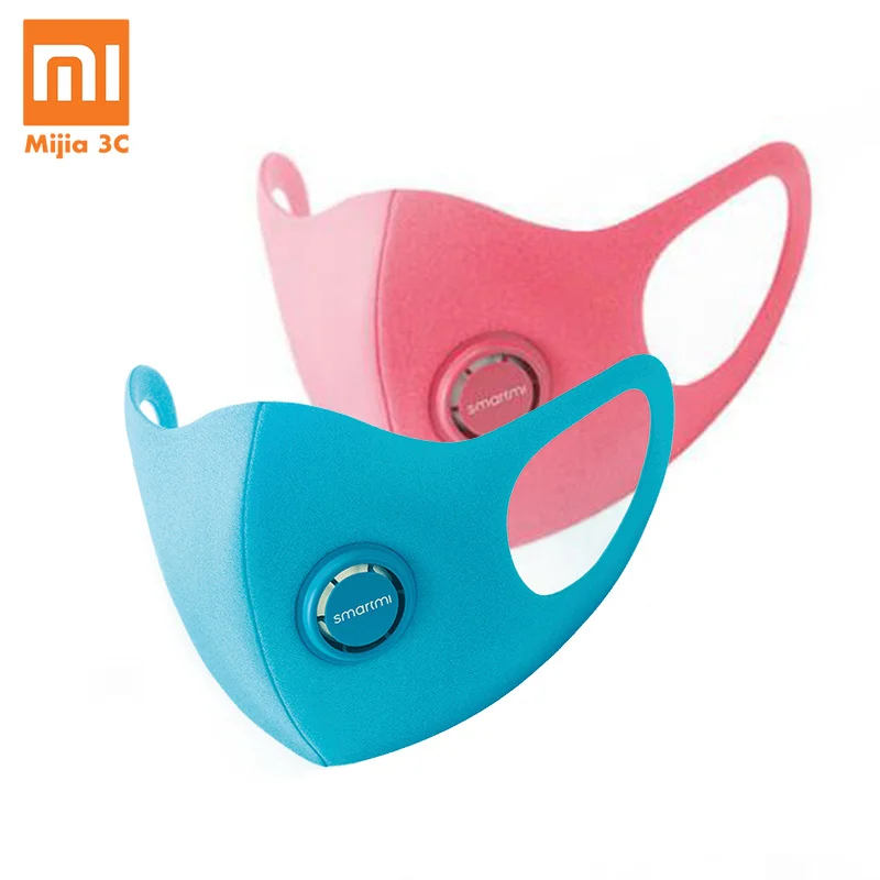 Xiaomi SmartMi Kid Маска детская легкая дышащая Дымчатая маска мощная фильтрация PM2.5
