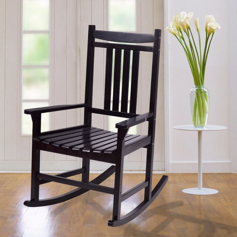 Giantex Set Of 2 Wood Rocking Chair Outdoor Indoor Patio Porch Giantex Set Of 2 Wood Rocking Chair Outdoor Indoor Patio Porch Rocker For
