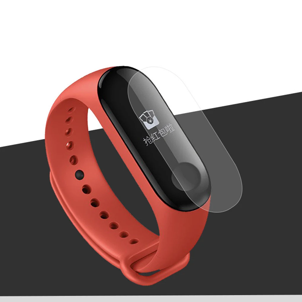 5/10 шт. Экран плёнка ТПУ полное покрытие для Xiaomi Mi Band 3 браслет пленка защитная часы пылеотталкивающий устойчивый к царапинам