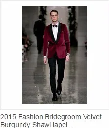 Burgundy Velvet Tuxedos
