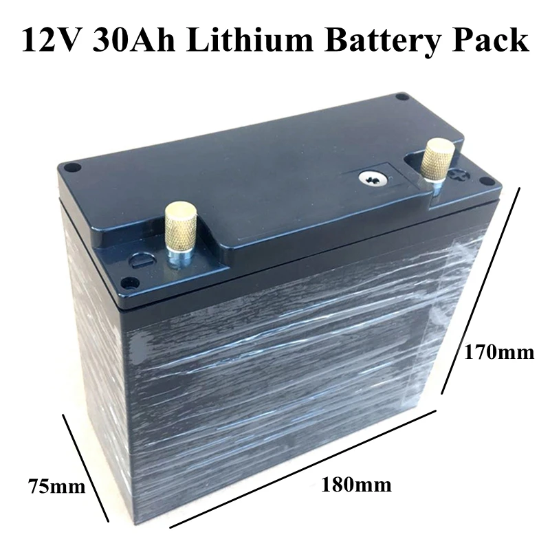 

Li-ion battery 12v 30ah lithium ion battery pack for camping outdoor power supply electric motorcycle battery 12v + 3A charger