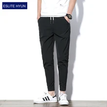 Новые мужские штаны модные обтягивающие однотонные джоггеры тренировочные штаны-шаровары обтягивающие мужские брюки повседневные брюки для мужчин брюки 4XL 5XL