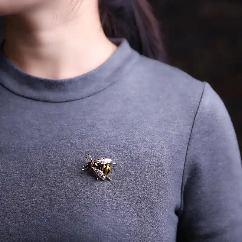 2018 Мода для животных брошь полноценно контактный взрыв Bee брошь|Броши| |