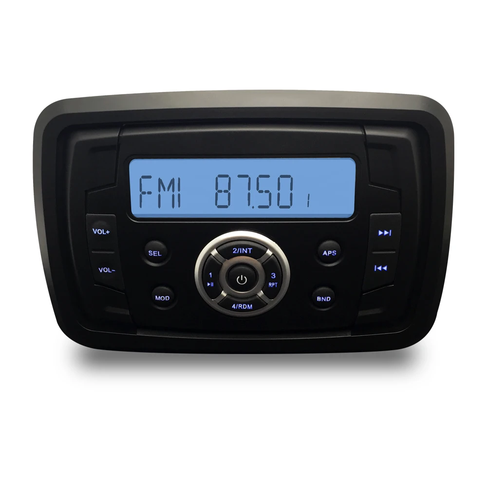 Водонепроницаемый Bluetooth морских Радио аудио стерео ресивер звук Системы FM AM MP3