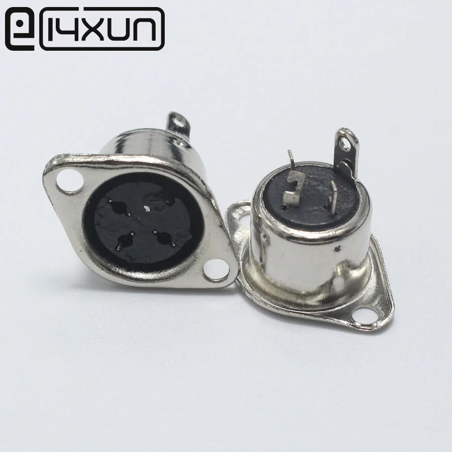 10pcs DIN 6 Pin Circular Jack Female Panel Mount PCB Mount Connector Adapter RS