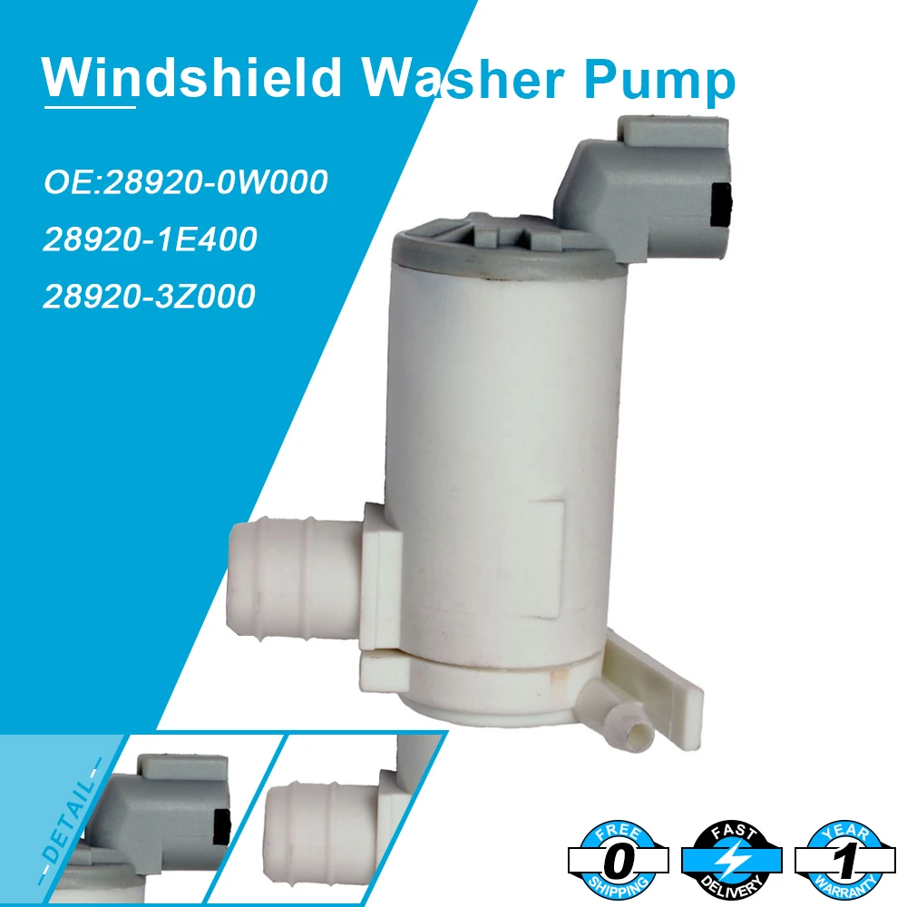 

New Windshield Washer Pump Fits For Infiniti FX35 FX45 QX4 I30 J30 28920-0W000
