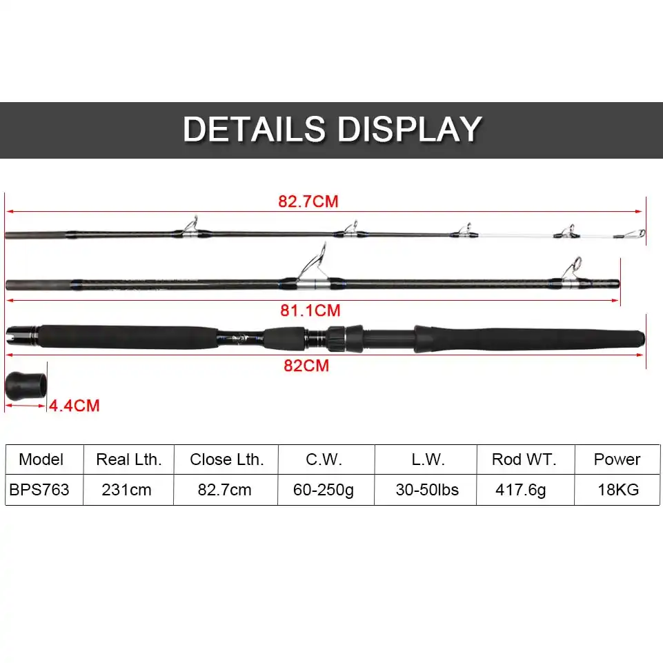 heavy action spinning rod