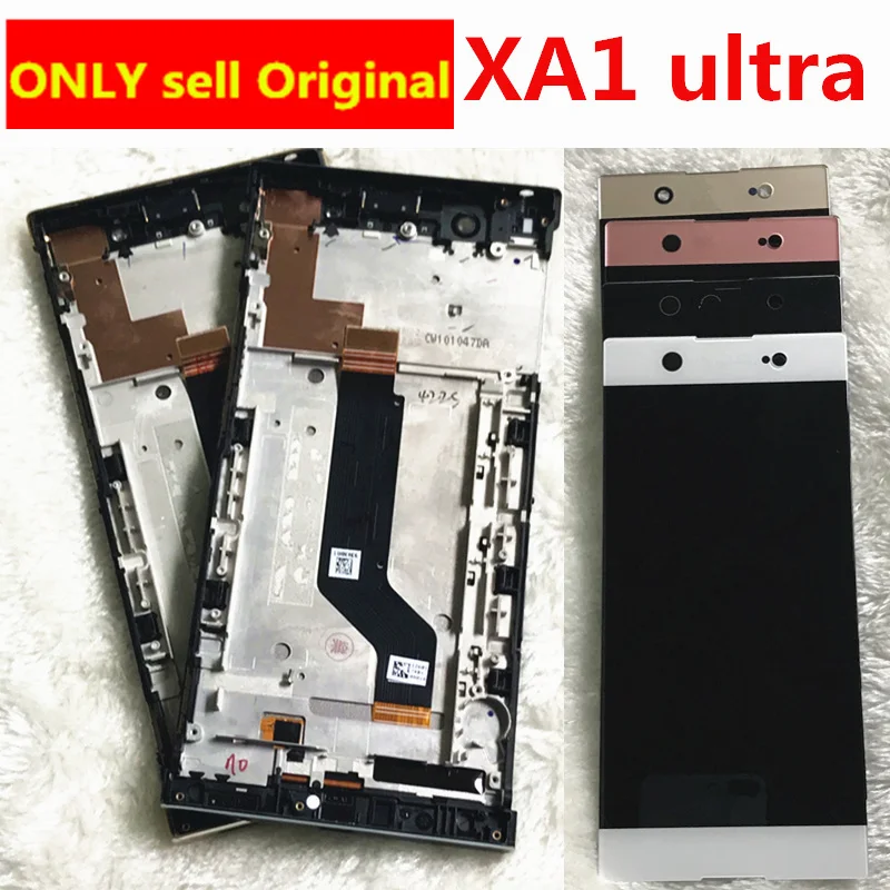 

For SONY Xperia XA1 Ultra 6.0 inch LCD Screen Display Digitizer For Sony C7 Assembly Touch screen LCD with Frame with Free Tools