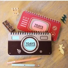 Cretive радио форма Еженедельный план спираль тетрадь программа на неделю Организатор расписание планировщик Cuadernos офисные школьные принадлежности