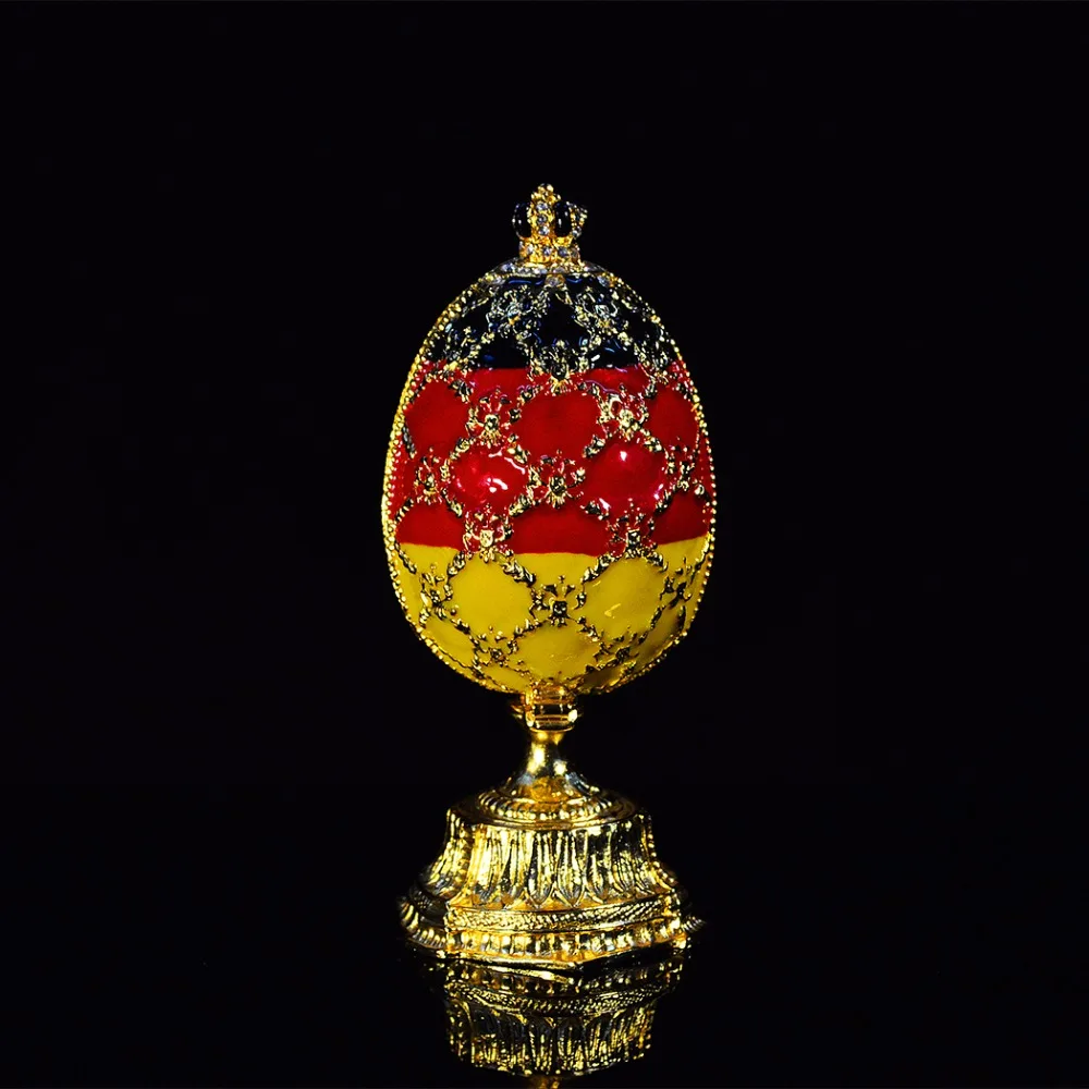 QIFU Новое поступление Россия футбольный стиль faberge яйцо для дома deocr