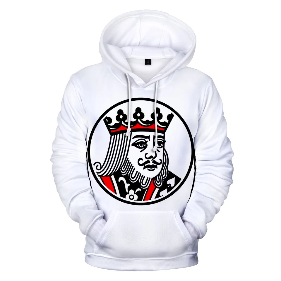 

Poker king 3d hoodies pullover sports fashion men women Hoodie hoody casual Long Sleeve harajuku Hooded Sweatshirts clothes tops