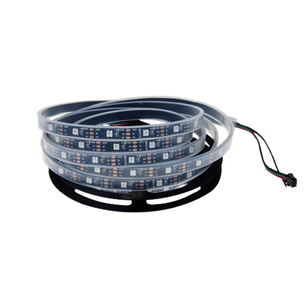 WS2813 (Обновлено WS2812B) RGB светодиодная Пиксельная полоса света водонепроницаемый 1/5
