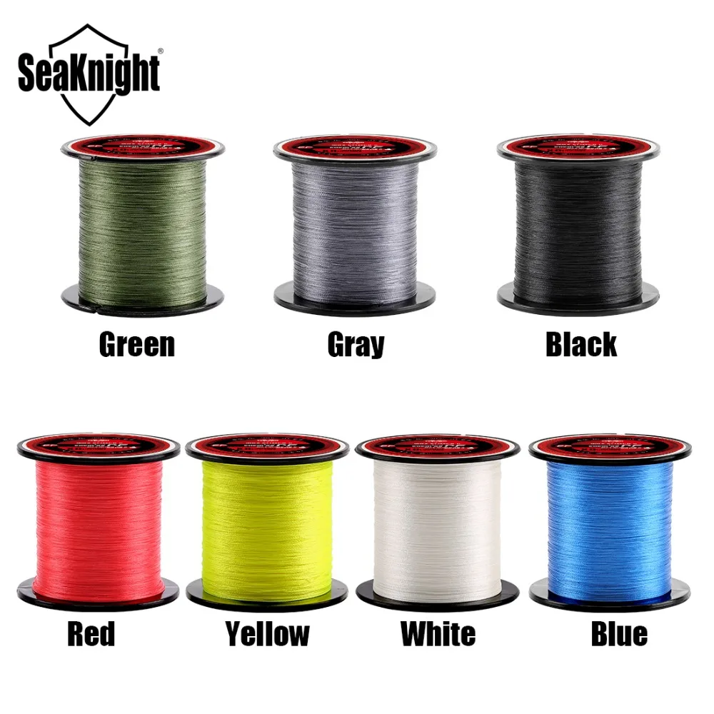 SeaKnight Лески Плетеный 4 пряди 8 80LB плетеная леска 300 м Multifilament для ловли