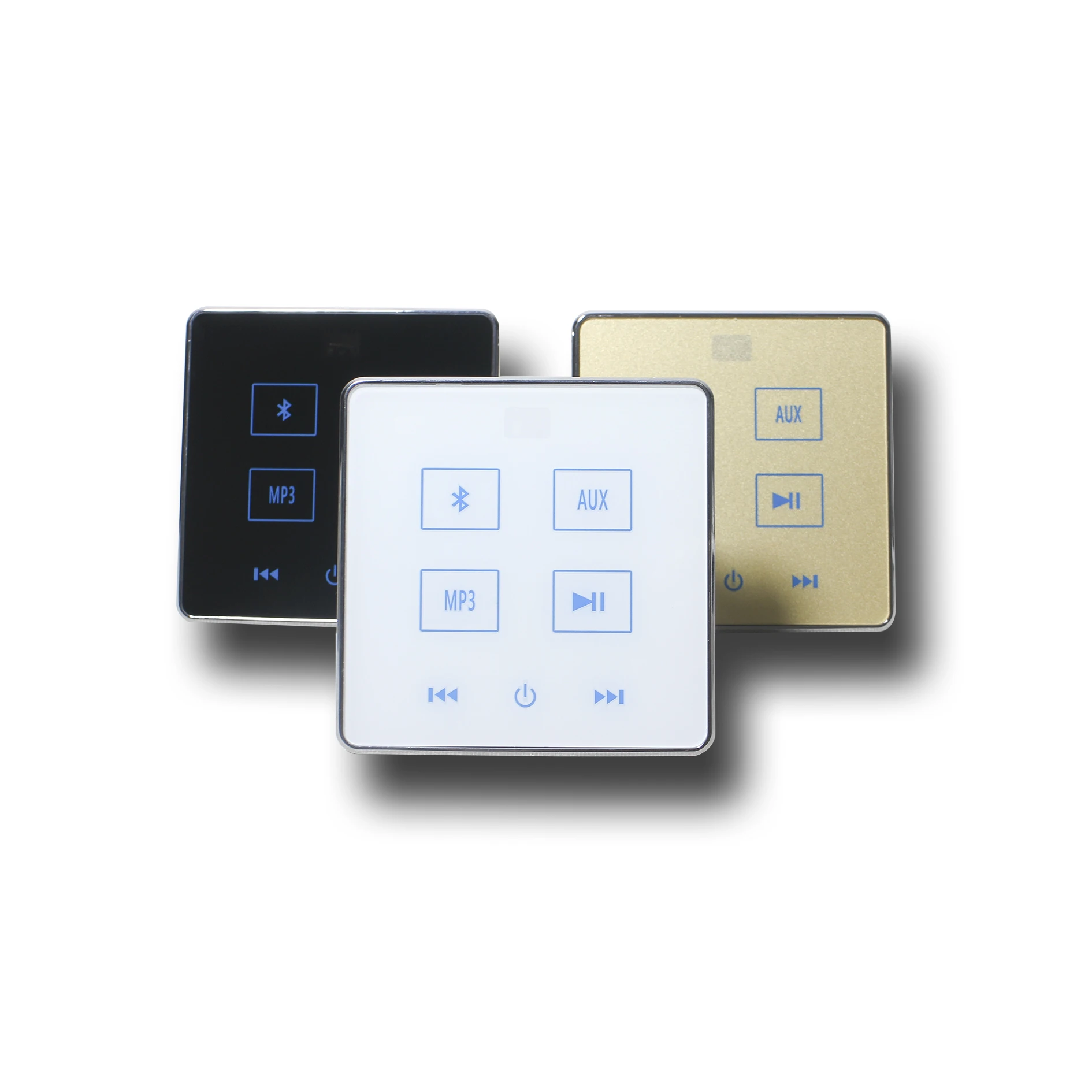 

Home music bluetooth in wall audio amplifier with Wireless Remote Control, Supports USB/SD/AUX, connect to 2 to 4 speakers