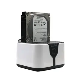 2 лоток док-станции для жесткого диска костюмы SATA 2,5 "/3,5" hdd Поддержка max 4 ТБ HDD usb 3,0 клон функция HDD док-станция