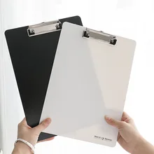 1 шт. 3162 г. Простые Черный и белый цвета впечатление папку доски толщиной PP сильный папка a4 папку площадки информации