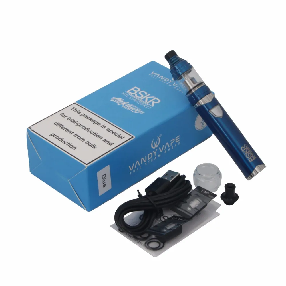 Оригинальный Vandy Vape Berserker комплект MTL с аккумулятором 1100 мАч и RTA Subtank электронная
