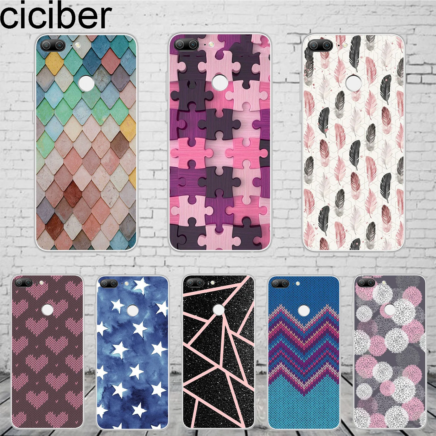

ciciber Fashion Feather Background For Honor 10 9 8 Pro Lite X Play Phone Case For Y 9 7 6 5 Prime Pro 2017 2018 2019 Coque TPU