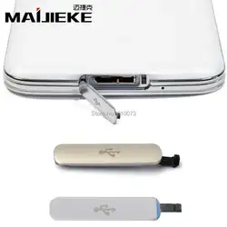 Maijieke oem usb Зарядное устройство Порты и разъёмы откидной крышкой Водонепроницаемый для Samsung Galaxy S5 SV i9600 G900 charging Dock Порты и разъёмы крышка Siilver