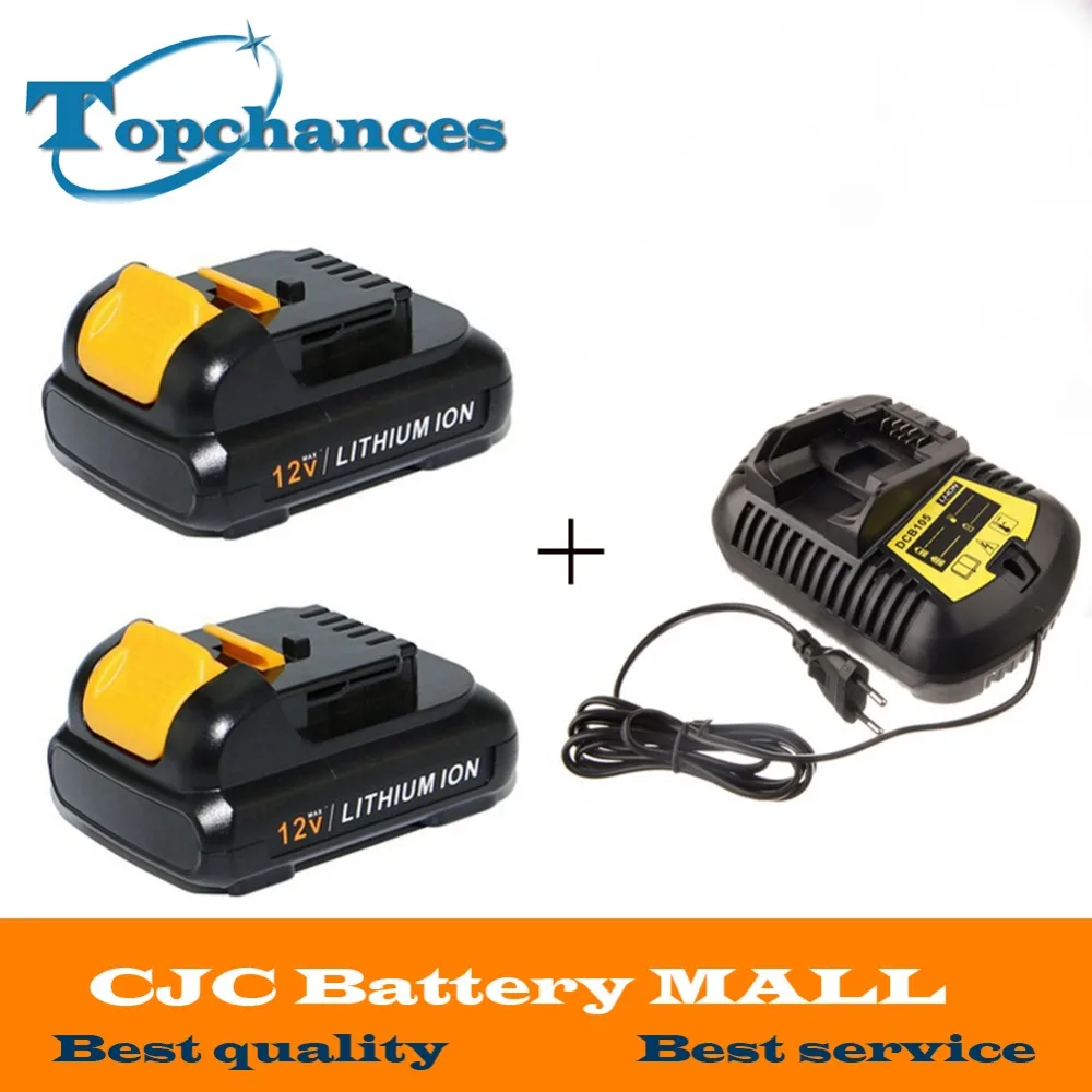 2PCS High Quality font b power b font font b tool b font Battery For Dewalt