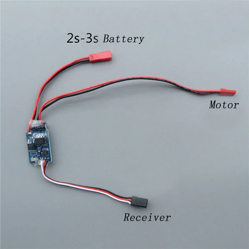 1 шт. 5A двухсторонний ESC 2S 3S Lipo аккумулятор матовый двигатель электрический