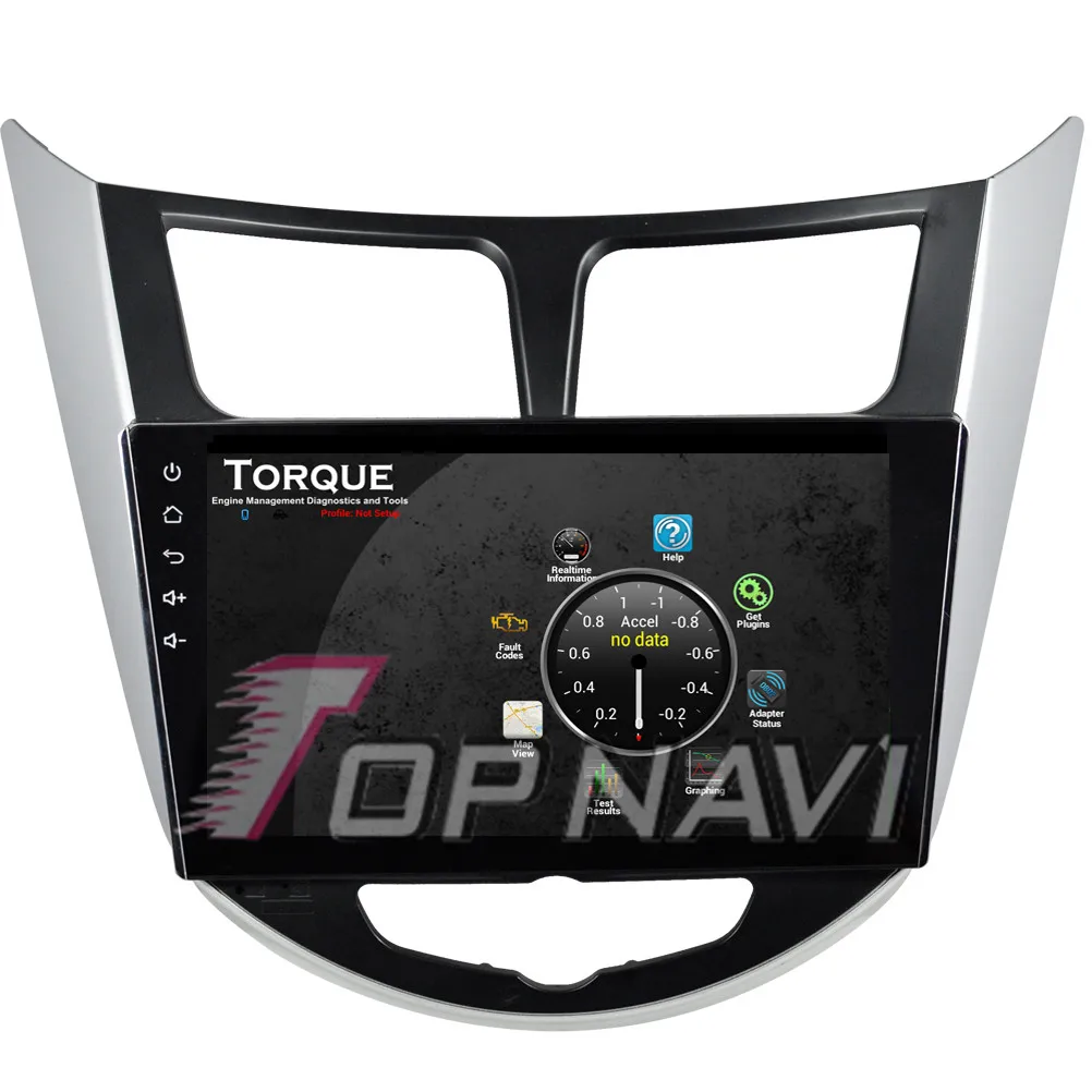 Clearance Topnavi 10.2" Quad Core Android 6.0 Car GPS Navigation for Hyundai Verna 2015 Autoradio Multimedia Audio Stereo,NO DVD In Dash 14