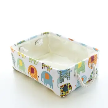 

Colorful elephant Folding EVA Desk Storage Box Clothes Storage Baskets Home decoration Cosmetic Case kids toy organizer basket