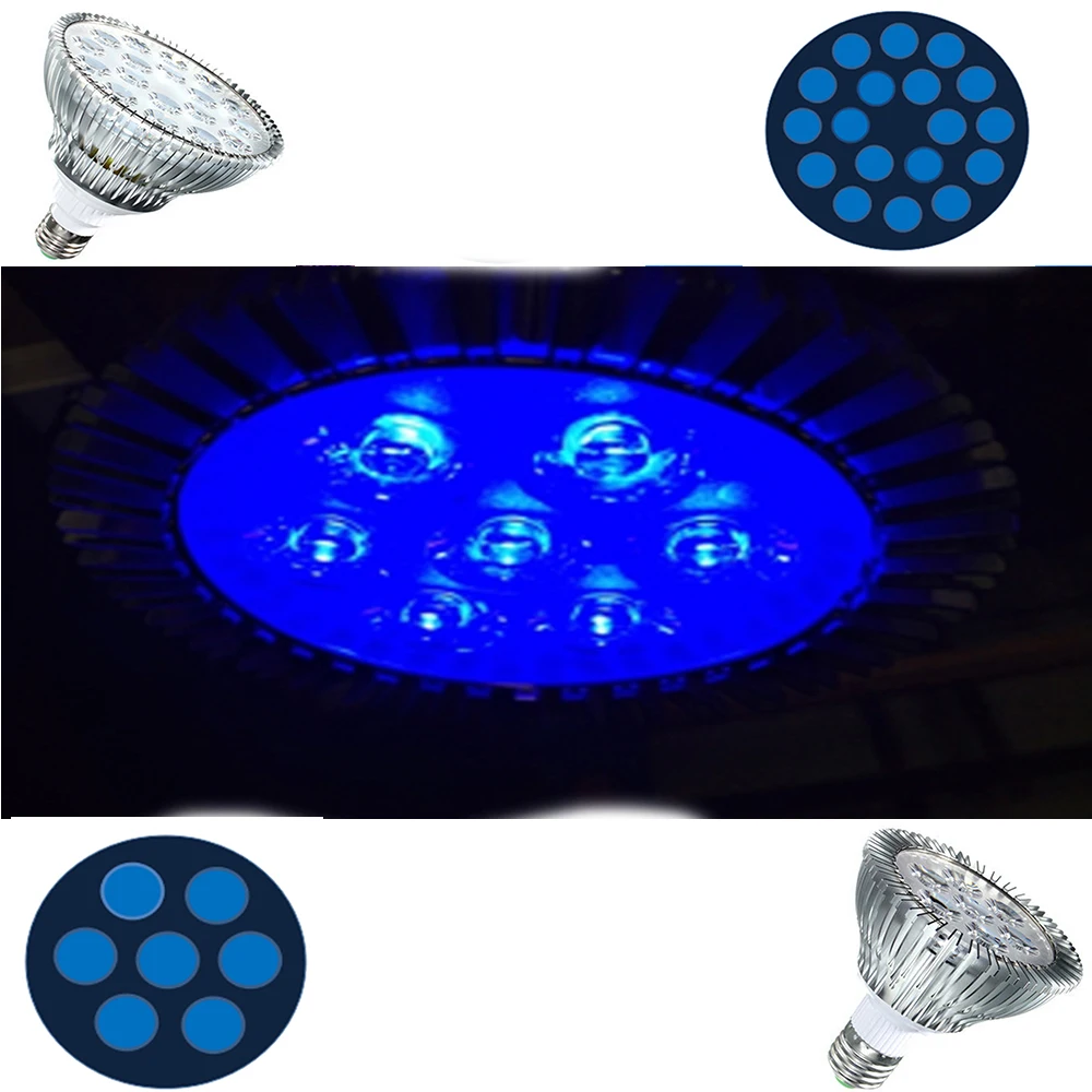 Buy 54W PAR38 LED Coral Reefs Fishes Tank Plant Grow